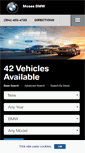 Mobile Screenshot of mosesbmw.com